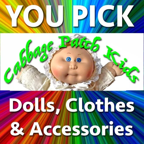 YOU PICK Vintage Coleco CABBAGE PATCH KIDS Mattel Baby Dolls Clothes Accessories