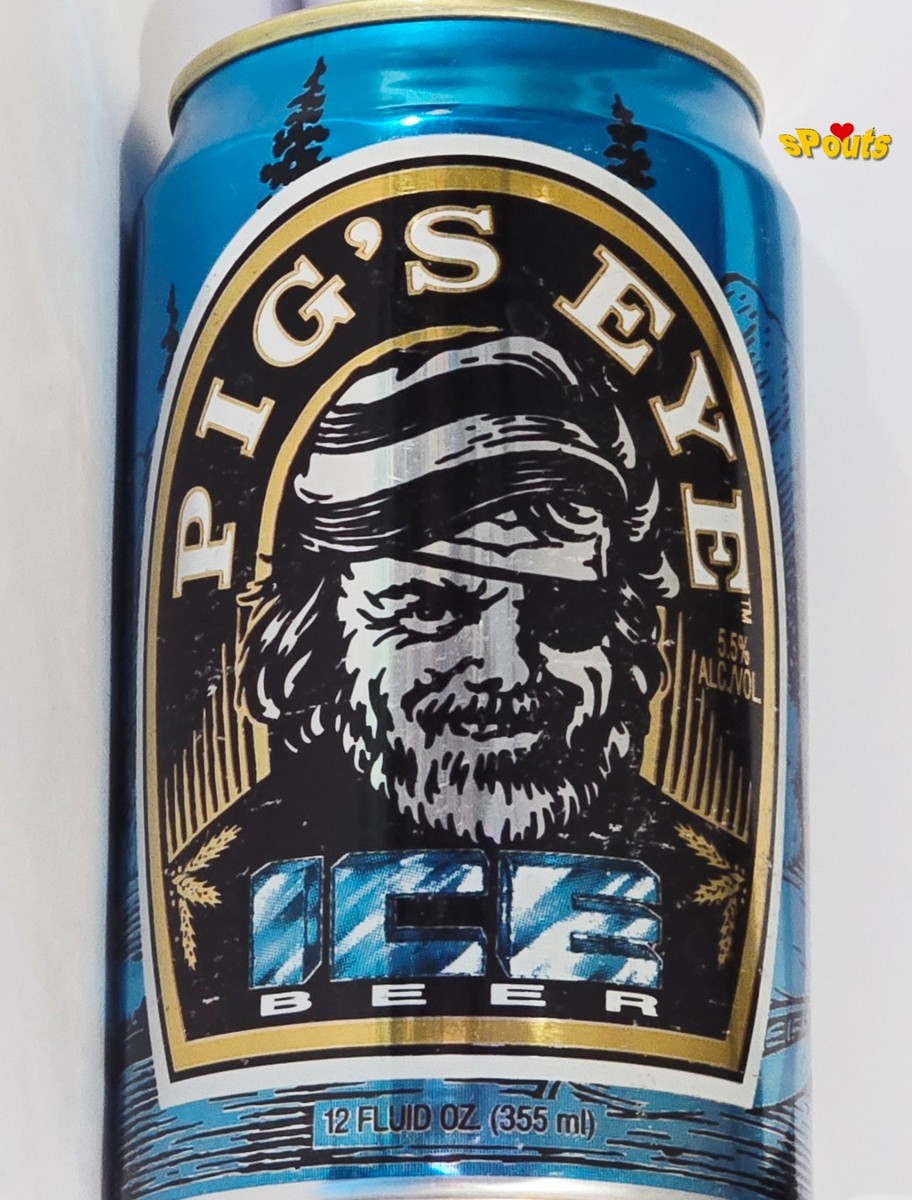 USA EXPORT JAPAN PIG'S EYE PIERRE PARRANT PIRATE ICE BEER CAN ST