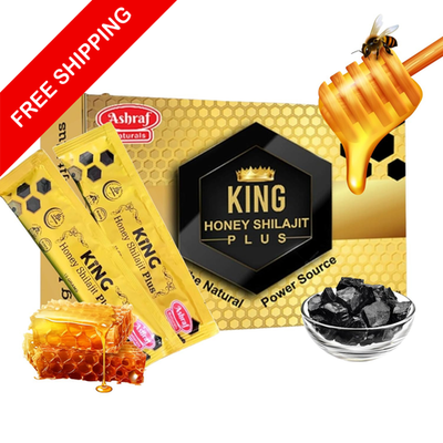 #ad Ashraf Naturals King Honey Shilajit Plus – 15 Sachets 15g Each $31.49