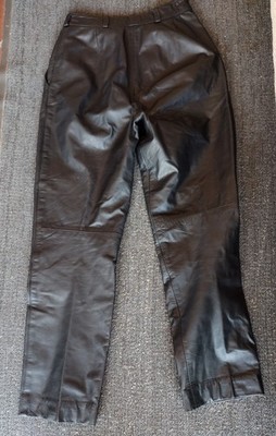 Vintage Siena Studio Leather Pants Women's Size 6 High Waist Straight Leg