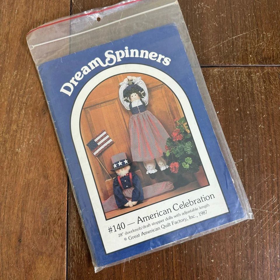 BUNDLE LOT of 10 VINTAGE new & used Country Primitive decor sewing pattern kits - Image 4 of 4