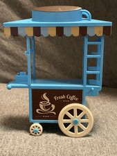 Teeny Tinies Barista Fresh Coffee Cart Playset Accessory For Dolls Miniature