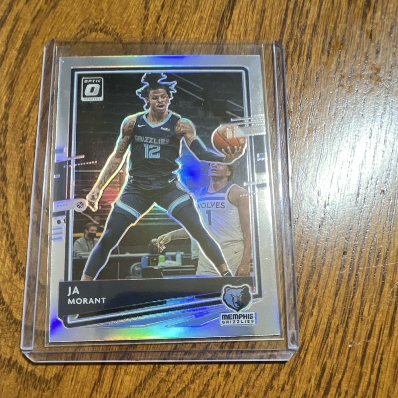 Panini 2020-21 Donruss Optic Ja Morant #117 Holo Prizm Memphis Grizzlies NBA