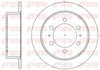 2X Remsa Bremsscheibe 6784.00 299Mm FüR Ssangyong Korando KJ Musso FJ Rexton 2