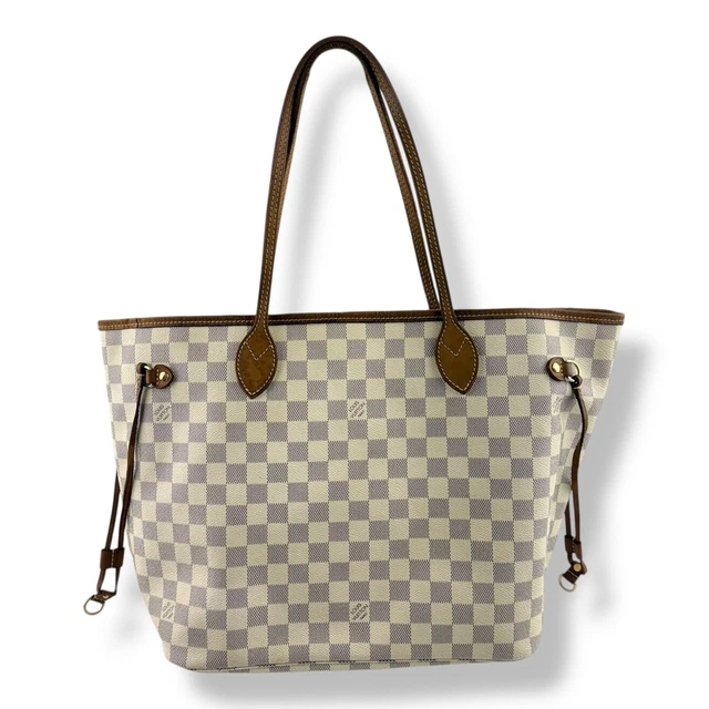 Louis Vuitton Damier Azur Neverfull MM Handbag