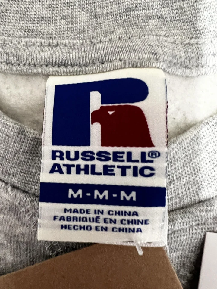 Russell Sudadera Atlética Niñas Mediana Cuello Redondo Pullover Arco Sobre la Parte Superior Foto 3 de 4