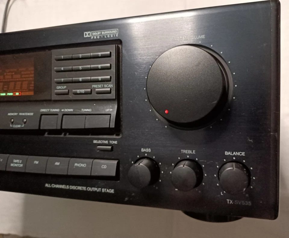 Onkyo TX-SV535 Dolby Pro-Logic Surround Receiver Stereo Tested Working - Image 3 of 4