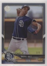 2018 Bowman High Tek 1st Black Galactic Diffractor 1/1 Michel Baez #FBT-MB 8td