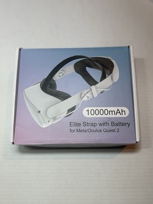 Elite Head Strap w/ 10000mAh Battery for Meta/Oculus Quest 2 VR-Q8 USB-C