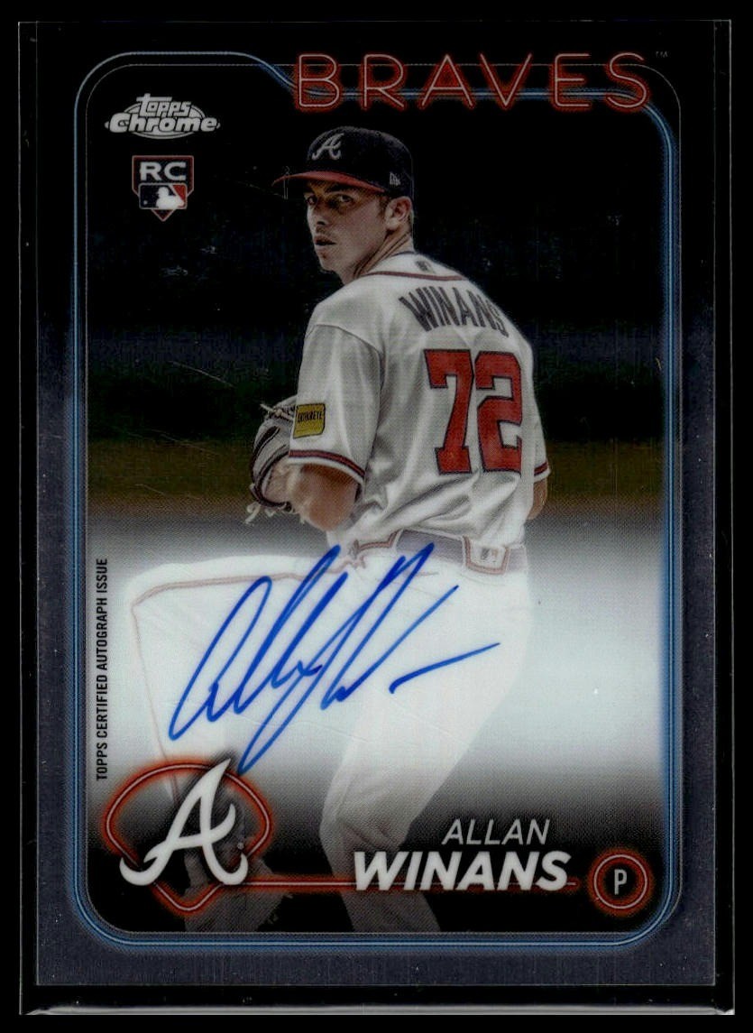 2024 Topps Chrome #RA-AWS Allan Winans Rookie Autographs AU AU