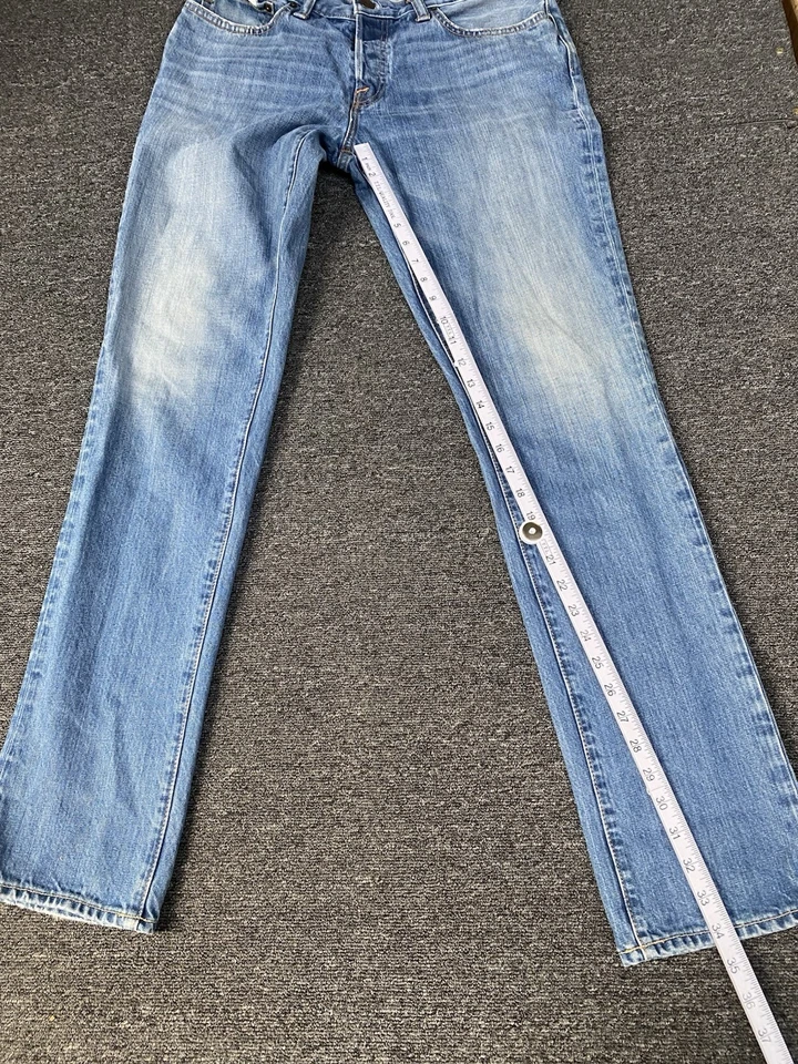 Abercrombie & Fitch Mens Jeans W32 L34 Light Wash Straight Fit Classic Denim - Image 4 of 4