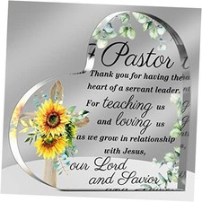 Pastor Appreciation Gifts Christian Thank You Gift for Women Men Sunflower