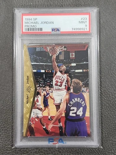 1994 SP PROMO GOLD #23 MICHAEL JORDAN CARD PSA 9 MINT SUPER RARE