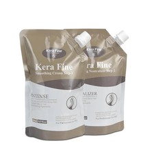 Kera Fine Hair Straightening Step 1 2 Rebonding Cream Set 125ml Each