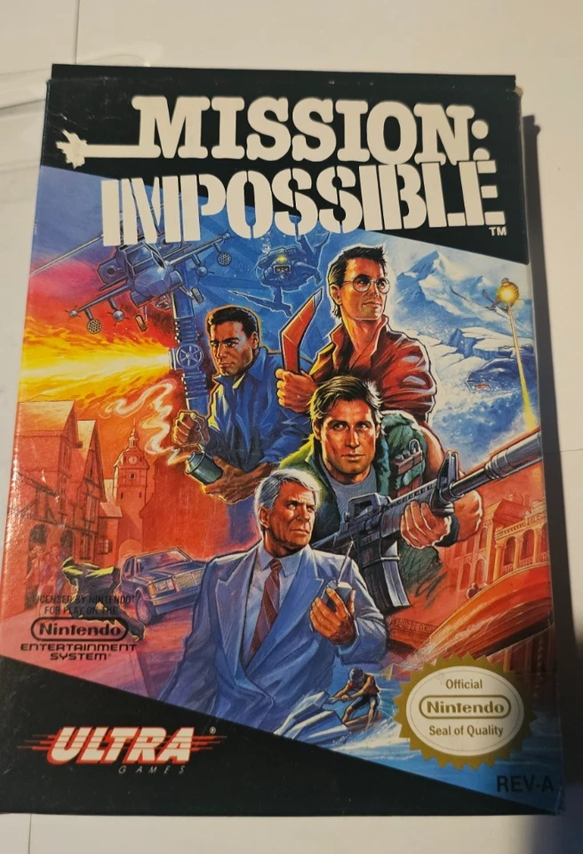 (ClB) Mission: Impossible NES with all pictured inserts and manual - Image 2 of 4