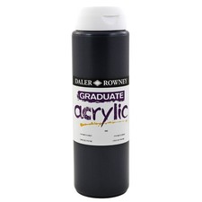 Image of Daler Rowney 123500065 Graduate Acrylic Paint 500ml Paynes Grey