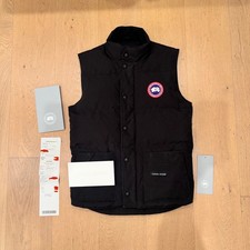 Canada Goose Black Freestyle Crew Vest, XS