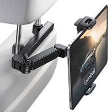 Lamicall Car Headrest Tablet Holder - 3 in 1 Extension Arm Adjustable Tablet C