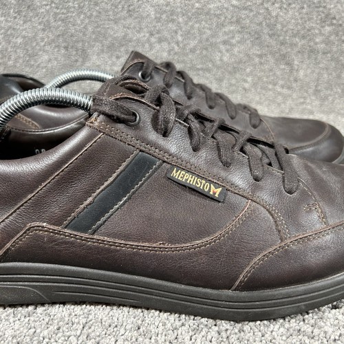 Mephisto "Frank GoWing" dunkelbraune elegante Leder Oxford Schuhe Herren Größe 11 - Bild 2 von 13