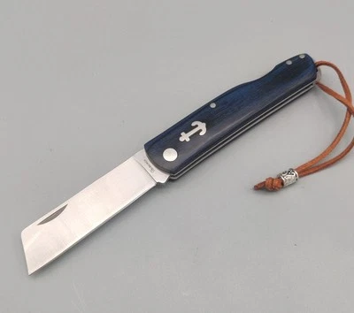 Albainox Messer Blue Mariner Knife Cut End Ankermesser Taschenmesser Backlock