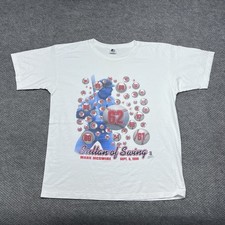 Vintage 1998 Starter St. Louis Cardinals Mark McGwire Home Run T-Shirt Large Men