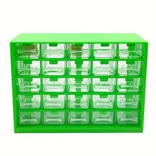 25 Multi-Grid Drawer Parts Box Wall-Mounted Screw Classification Component Box 