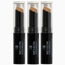 Revlon PhotoReady Stick Concealer, Medium Coverage, 006 Deep, 0.11 oz - 3 PACK