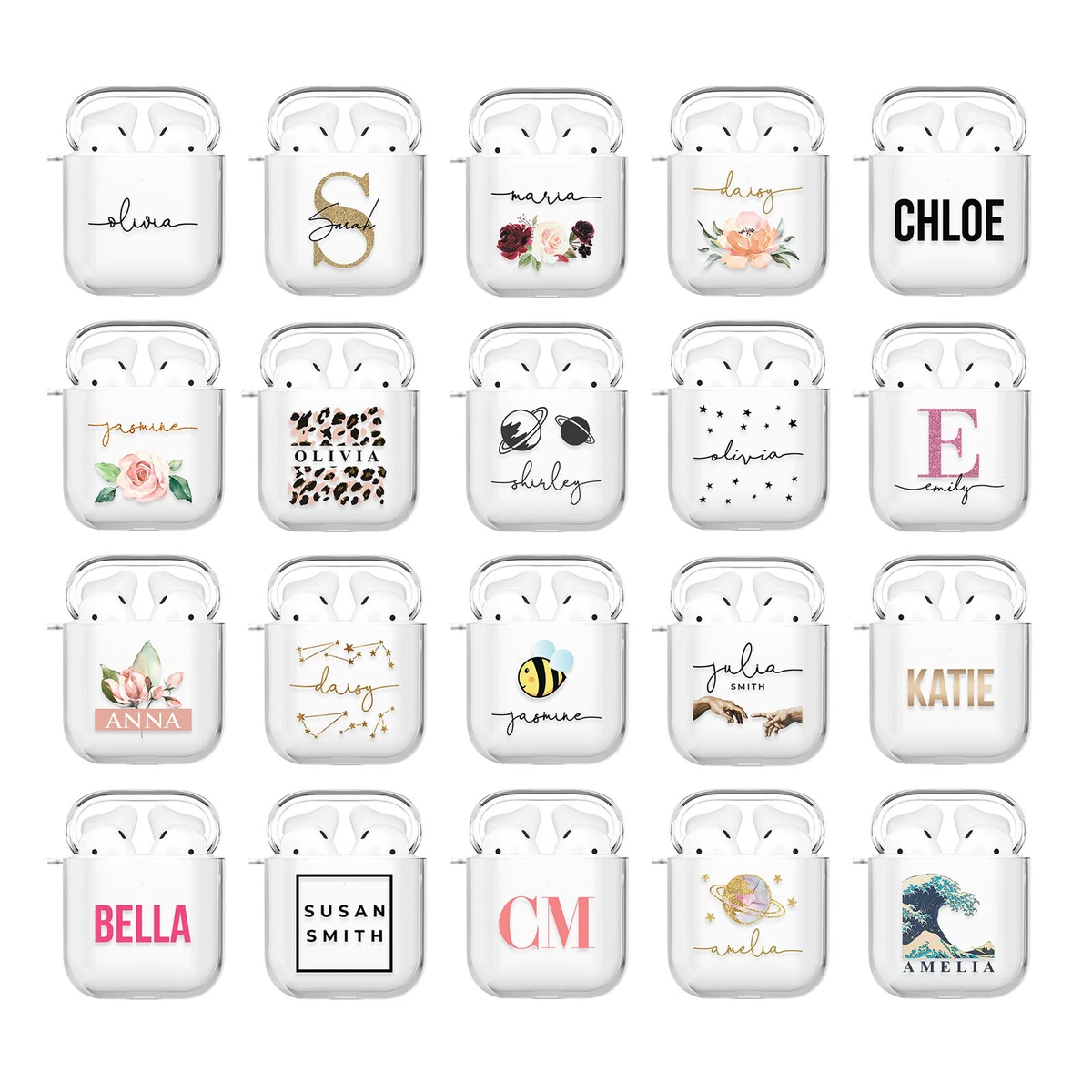 Personalised AirPods Case Cover 1 2 3 Pro Cute Designer For Girls