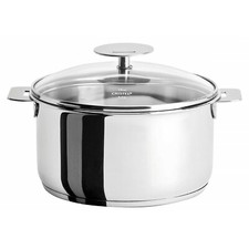 Cristel France Mutine Stainless Steel 4Qt Stewpan with Lid