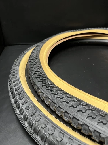 26x2.125 Cheng Shin Gum Wall Beach Cruiser Tire fit: Klunker Schwinn Snakebelly