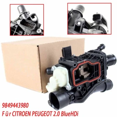 SKD Boîtier du Thermostat 9804160380 Pour Peugeot 308 3008 508 5008 C4 2.0 Bluehdi