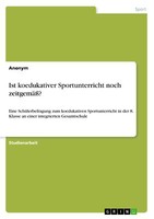 Ist Koedukativer Sportunterricht Noch Zeitgemäß? | Buch | 9783668749818
