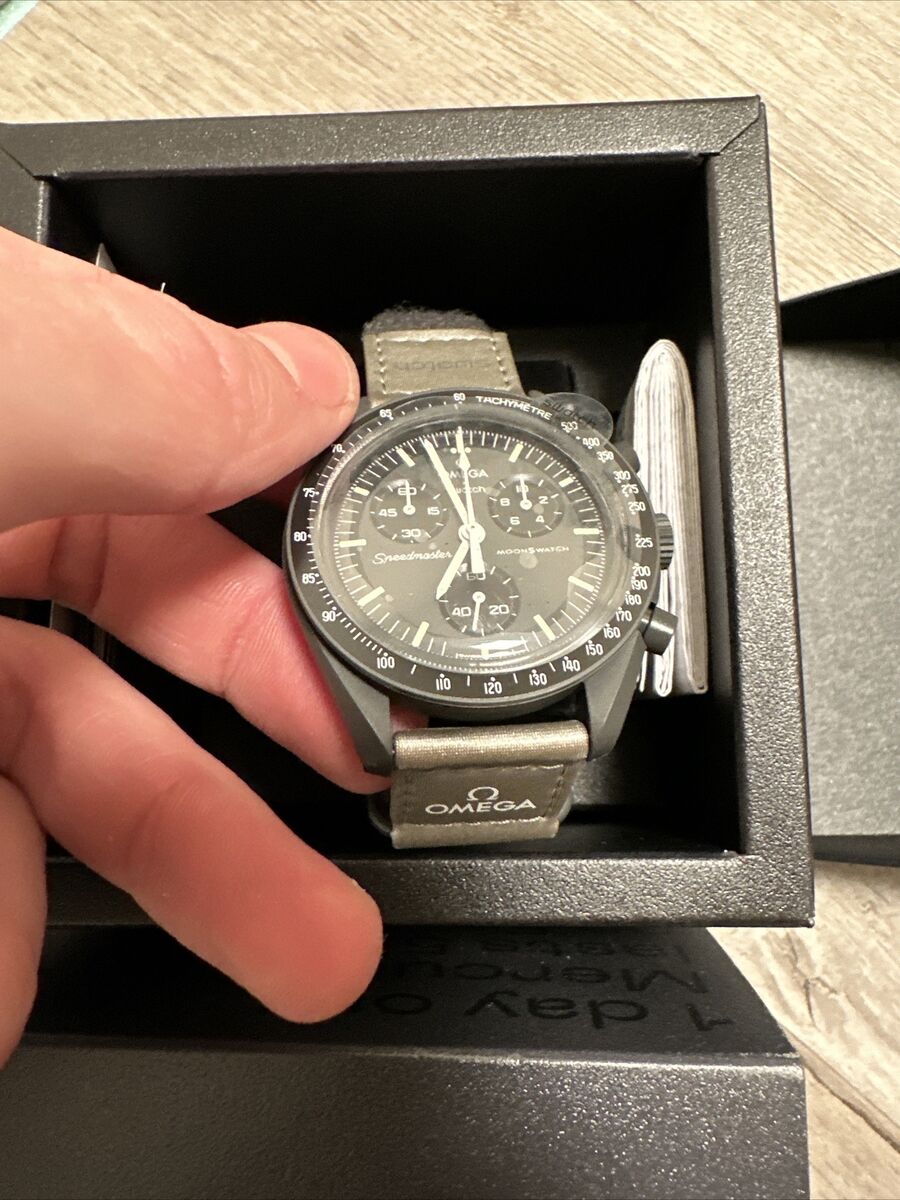 Omega X Swatch Moonswatch Mission To Mercury Watch Authentic Omega X Swatch Moonswatch Mission To Mercury Watch Authentic