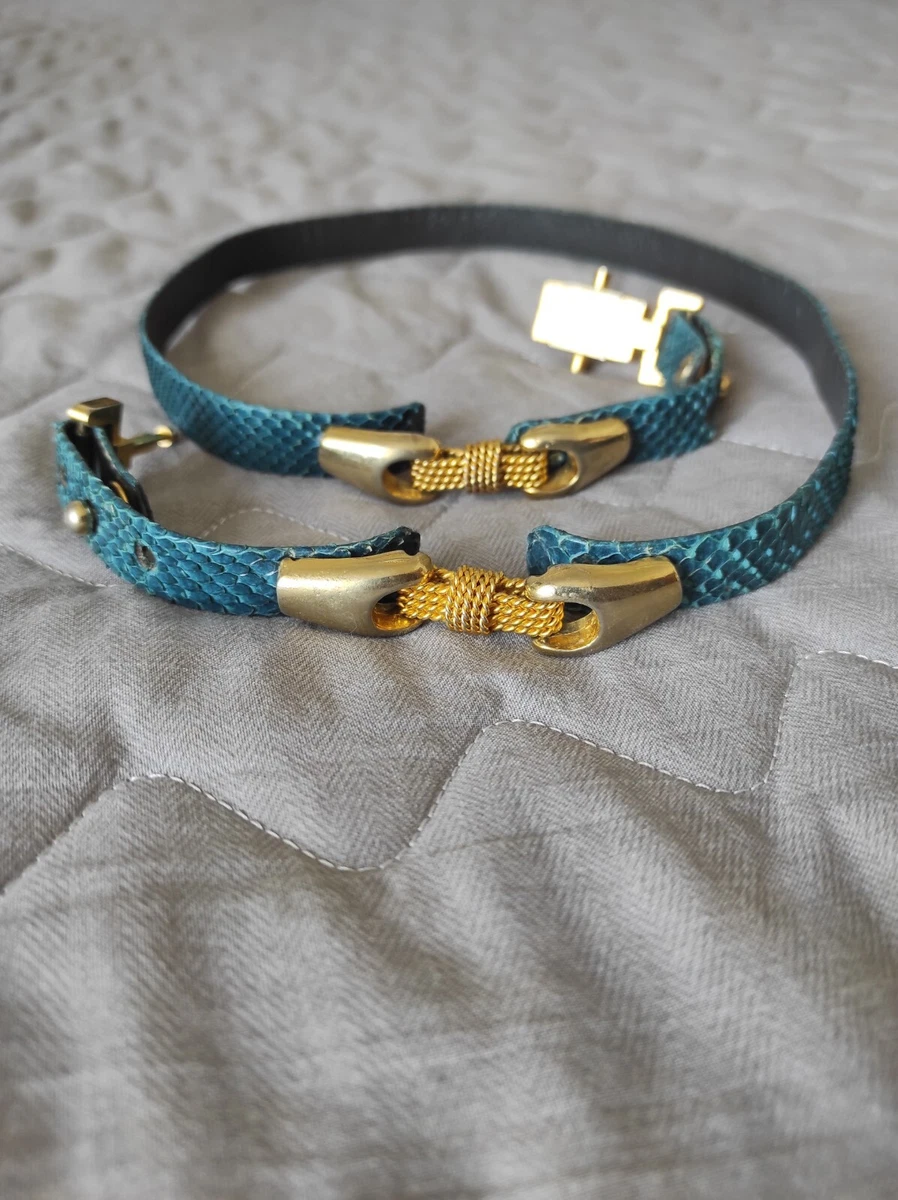 Cintura Donna In Pelle PU Con Fibbia Serpente | Design Vintage Per Abiti E Jeans | Taffetà Alley Con Sacchetto Regalo