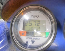 02 SEADOO GTX DI LCD MULTIFUNCTION INFO GAUGE #2    278001708 278001807
