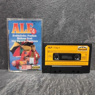Alf MC 4 Kassette Fröhliche Ferien | Bühne Frei Für Spargelspitzen | Karussell  - Bild 1 von 2