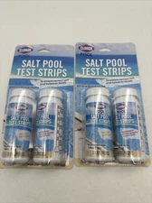 2 x NEW Clorox Salt Pool Test Strips for Testing Salt Levels & Balancer Levels