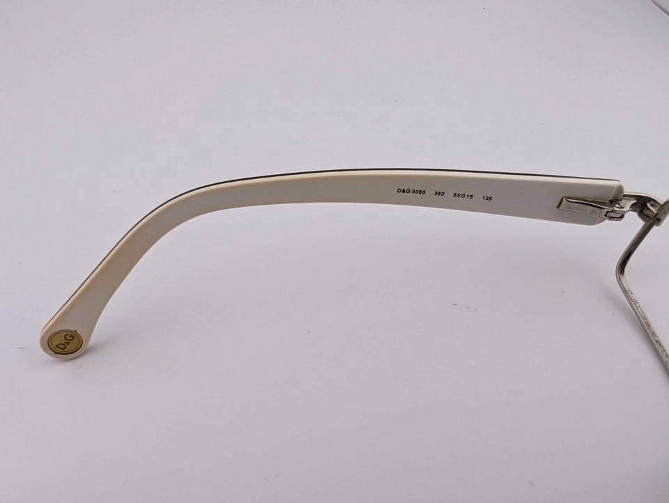 Monturas de gafas Dolce & Gabbana solamente, DG5065 360, 53-16-135 tortuga y blanco Foto 3 de 4