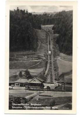 (12) 6432 OberweißBACH / THÜR.   -- MOUNTAIN RAILWAY 1957