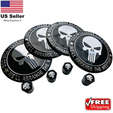 2nd Amendment Wheel Center Hub Cap Sticker 2.2" + Wheel Tire Valve Caps BUNDLE]