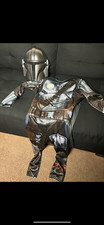 Halloween Star Wars Mandalorian Costume Child Medium 8-10 with Helmet