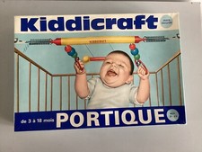 JOUET ANCIEN BOIS KIDDICRAFT  PORTIQUE LIT BÉBÉ ACCESOIRE PARC BÉBÉ VINTAGE
