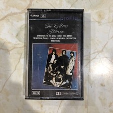 The Rolling Stones Rare German Greatest Hits Cassette Tape, Tested VG