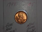 wheat penny 1944 GEM RED BU 1944-P LINCOLN CENT LOT #5 GEM UNC FIRE RED LUSTER