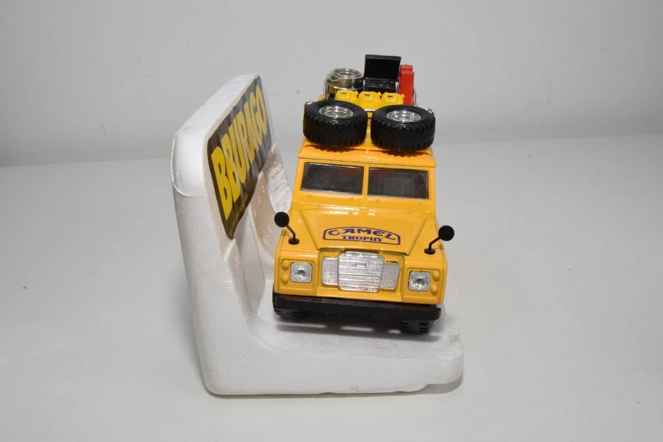 B71 1:24 BBURAGO BURAGO 0161 161 LAND ROVER CAMEL TROPHY MIB - Immagine 4 di 4