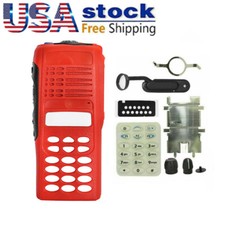 Red Replacemen Housing Case Compatible With HT1250 Full-keypad Portable Radio