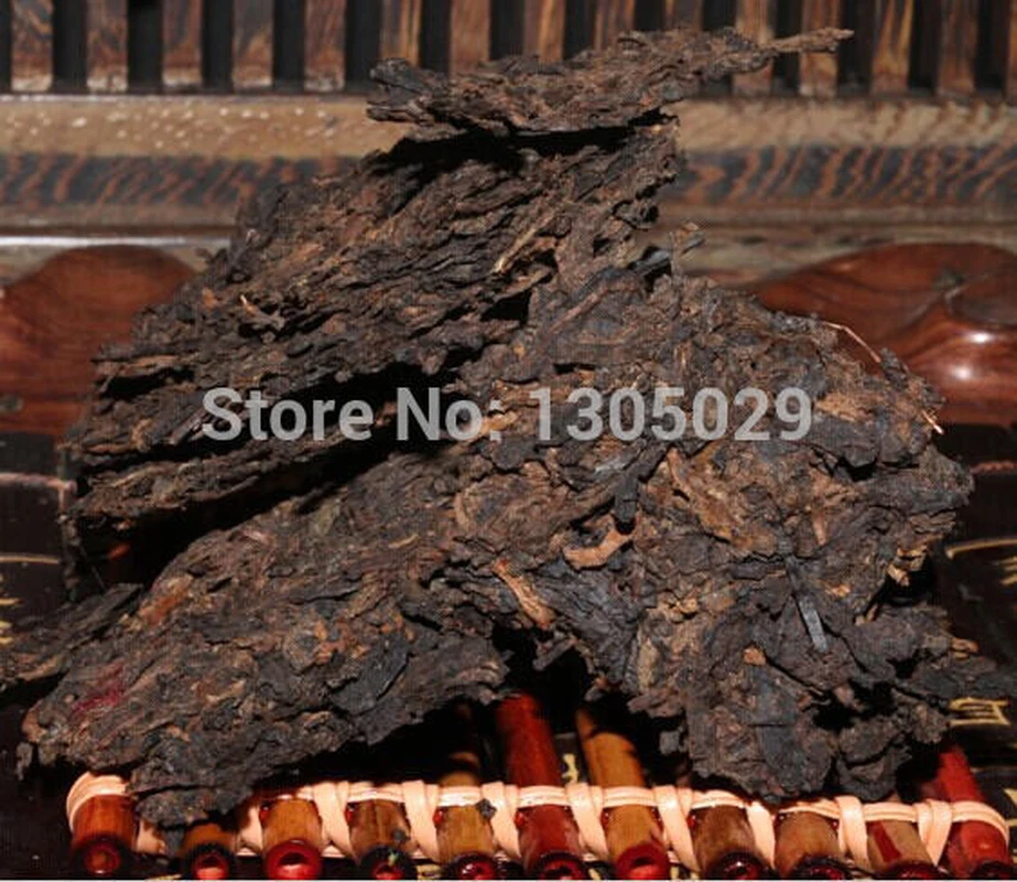 Hecho en 1970 té puer chino más antiguo Shu Puerh té chino comida verde 357 g pu er Foto 2 de 3