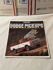 1981 DODGE PICKUP TRUCK ADVERTISING CAR DEALER BROCHURE RAM TOUGH 150 250 350