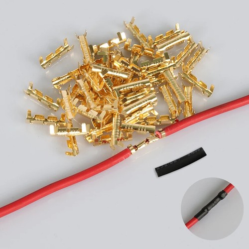 200pcs 453 U-shaped Terminal Tab Cold Insert Connector With Heat Shrinkable _xa - Photo 5/11
