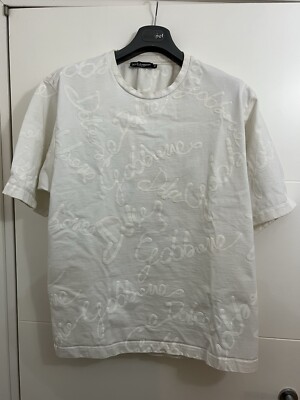 T-shirt Di Dolce & Gabbana Taglia M In Cotone In Ottime Condizioni